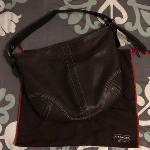 Brown Leather Coach Soho Shoulder Bag